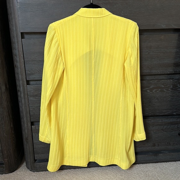LAPOINTE NWOT silk blend yellow Single Breasted Blazer - Picture 15 of 16
